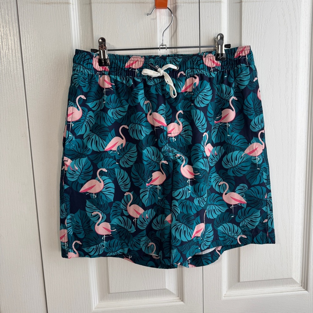 Members Mark‎ flamingo palm leaf swim trunks size medium